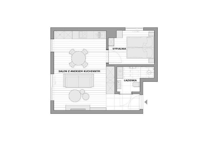 Апартаменты 1 Спальня Нижний Этаж, Lapwing Residence Sopot