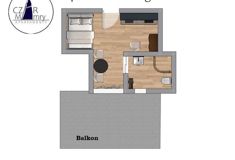 Номер Стандарт с Балконом, Czar Mamry Apartamenty