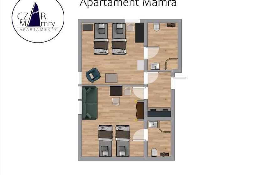 Номер Стандарт Трехместный, Czar Mamry Apartamenty