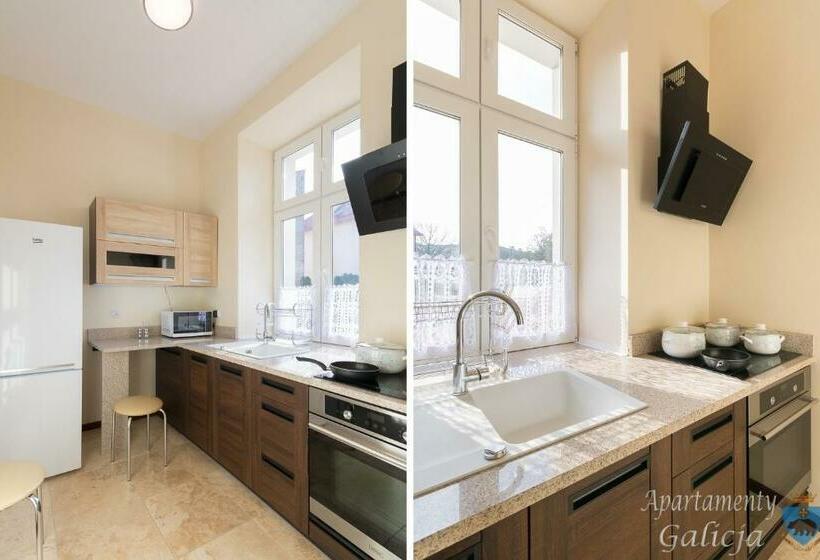 آپارتمان 1 خوابه همکف, Apartamenty Galicja