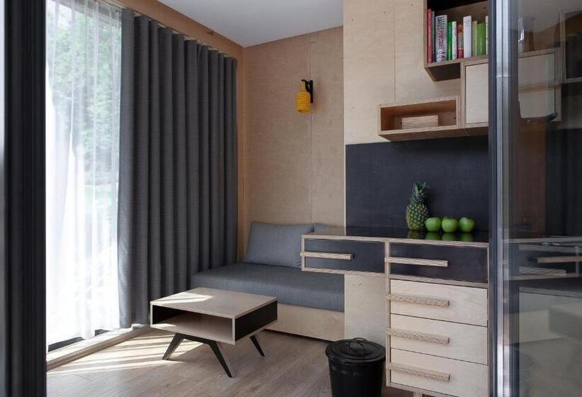 آپارتمان 1 خوابه با تراس, Apartamenty Szuflandia Z Sauną, Jacuzzi, Przy Stoku Narciarskim