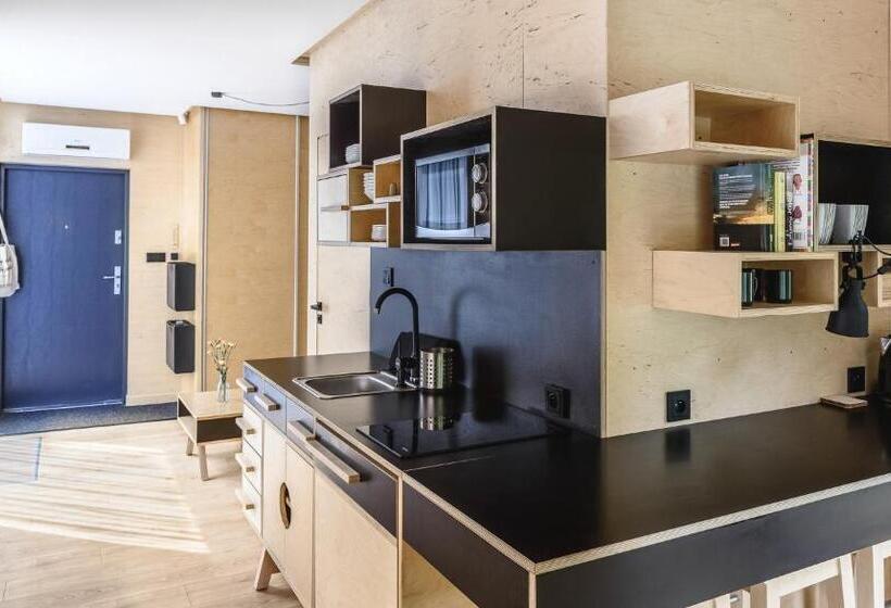 آپارتمان 1 خوابه با تراس, Apartamenty Szuflandia Z Sauną, Jacuzzi, Przy Stoku Narciarskim