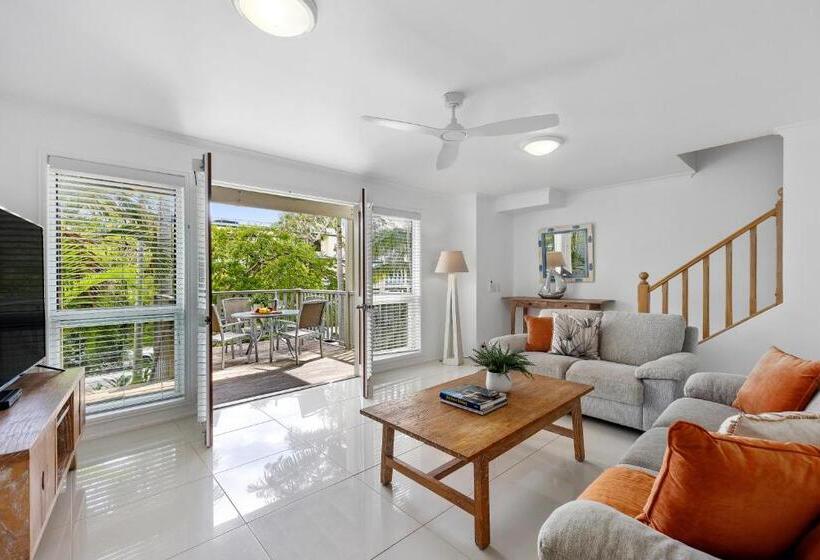 침실 4개 아파트, Noosa Outrigger Beach Resort