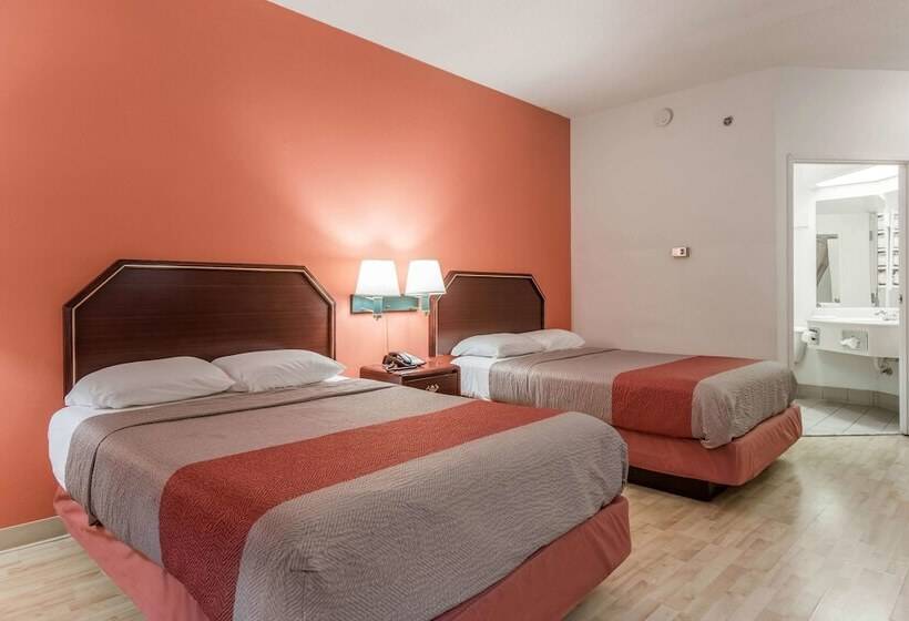 Номер Стандарт 2 Двуспальные Кровати, Motel 6harrisburg, Pa  Hershey North