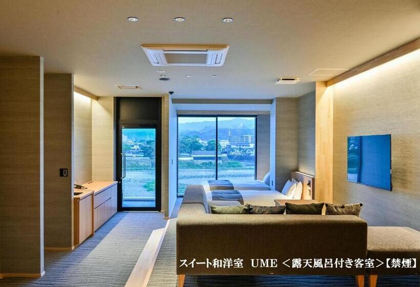 Люкс Вид на Реку, Nabeyahonkan Ryokan