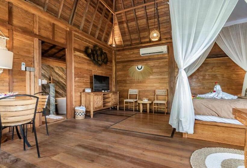 Вилла с 1 спальней и бассейном, Kirani Joglo Villa Bali By Mahaputra
