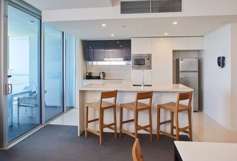 침실 3개 바다 전망 아파트, Hilton Surfers Paradise Hotel & Residences