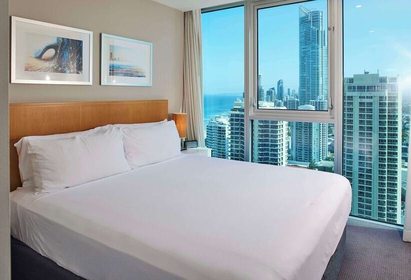 1침실 펜트하우스 아파트, Hilton Surfers Paradise Hotel & Residences