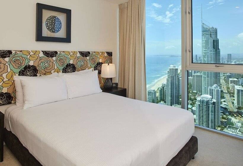 1침실 펜트하우스 아파트, Hilton Surfers Paradise Hotel & Residences