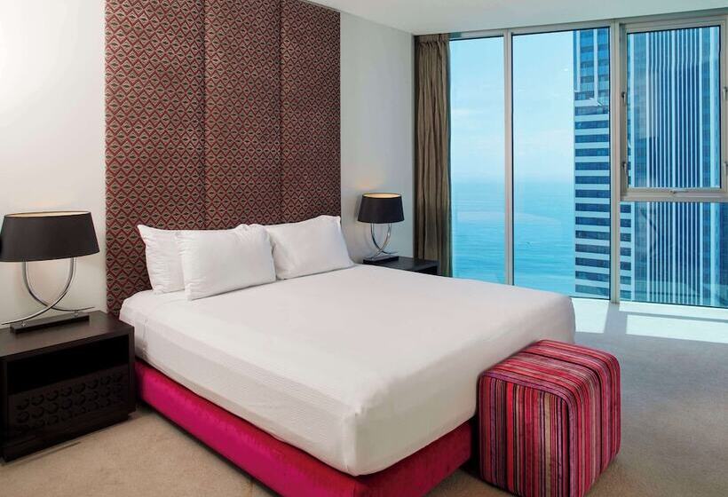 1침실 펜트하우스 아파트, Hilton Surfers Paradise Hotel & Residences