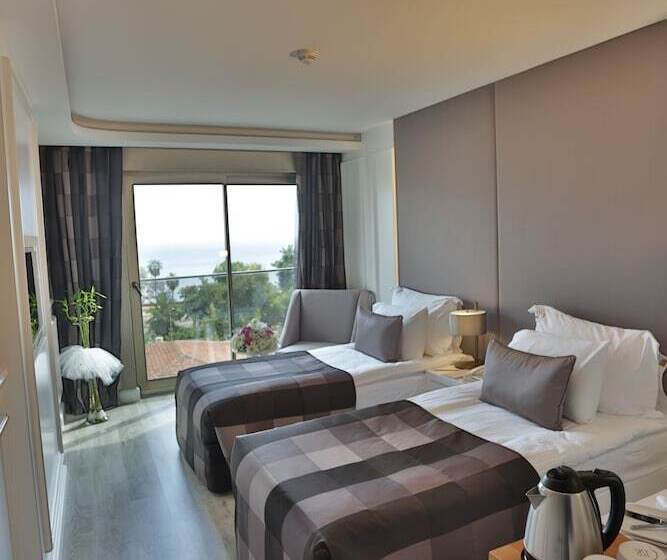 اتاق استاندارد با چشم‌انداز دریا, Sky Kamer Hotel Antalya