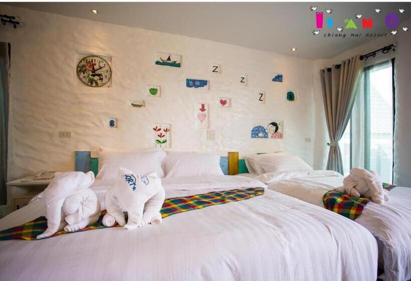 اتاق لوکس سه تخته, Is Am O Chiang Mai Resort