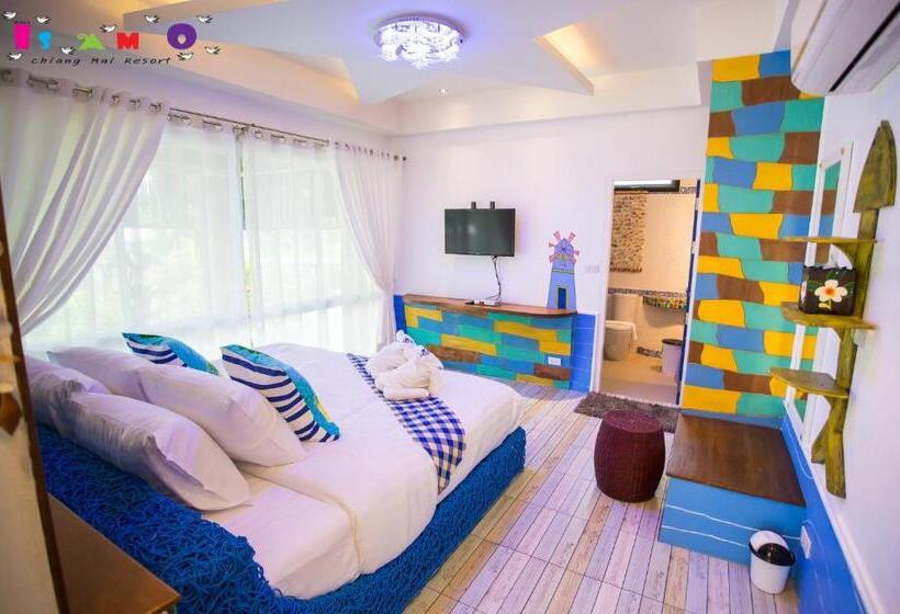 اتاق لوکس با تخت بزرگ, Is Am O Chiang Mai Resort