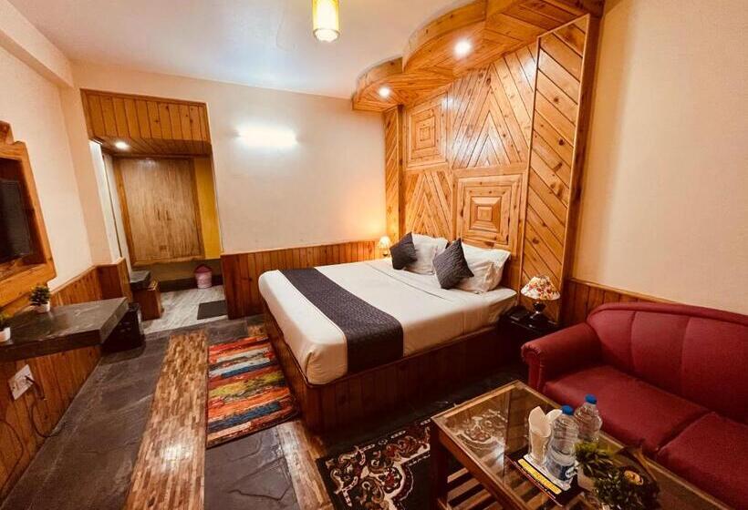 스탠다드 룸 킹사이즈 침대, Snow Clad Riverview Hotel & Resort, Manali