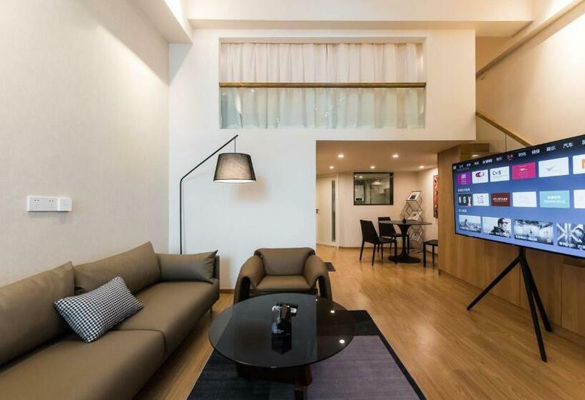 آپارتمان دلوکس 3 خوابه, Wesu Apartment Shenzhen Futian Bagualing Branch