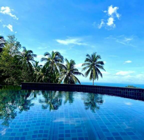 Стандартный Номер Кровать Кинг, Sea View   Palm Villa