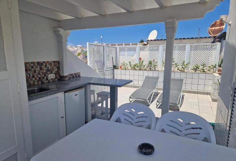 침실 1개 복층 룸, Billy S Marina Apartments With Pool Access, Puerto De Mogan