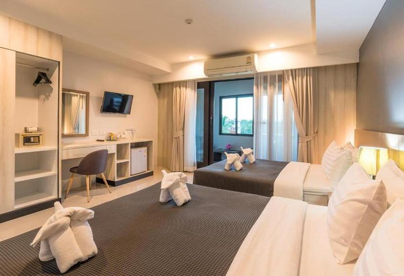 4인용 스탠다드 룸, Lada Krabi Residence Hotel   Sha Plus
