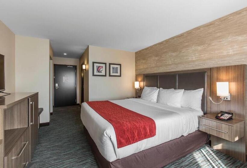 キングサイズベッドのスタンダードルーム, Comfort Inn & Suites Airport North