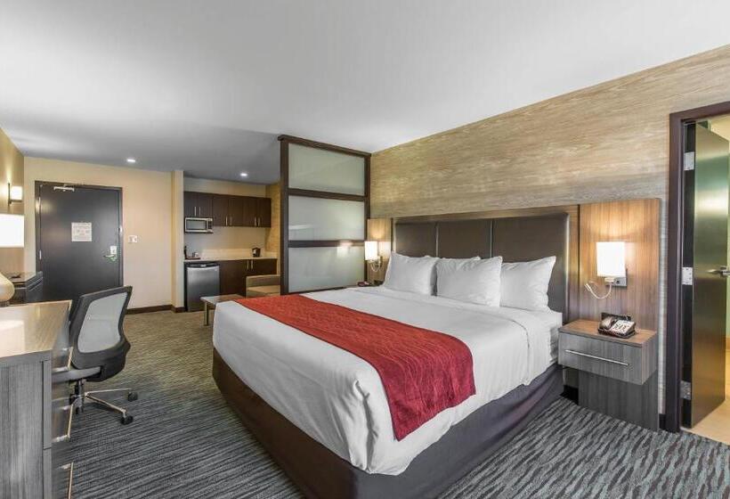 キングサイズベッドのスイートルーム, Comfort Inn & Suites Airport North