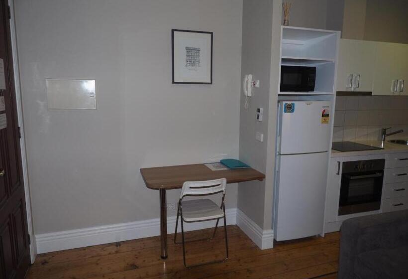 Estúdio standard Cama King, Flinders Lane Apartments Formally Melbourne City Stays