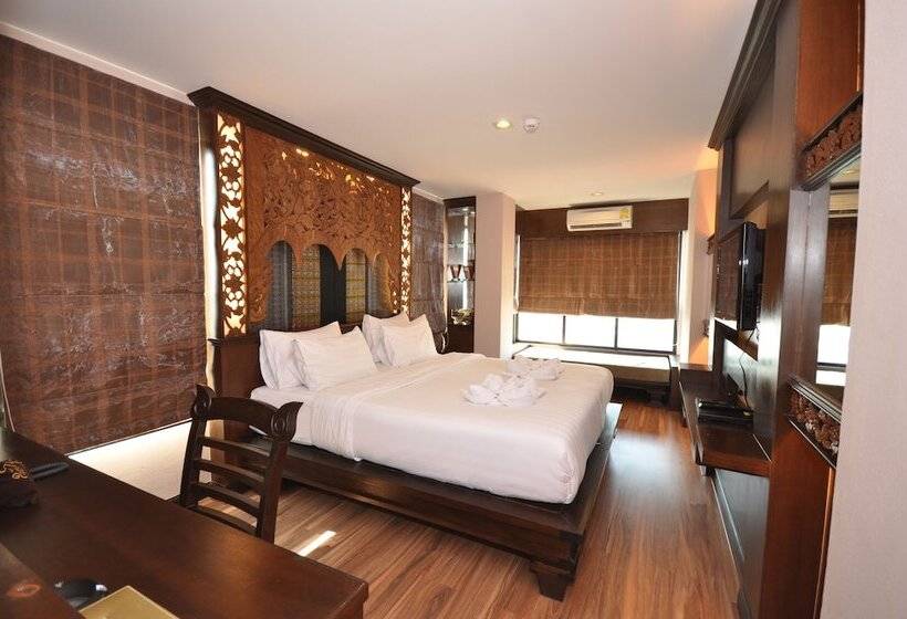 디럭스 룸 측면 바다 전망, Chalelarn Hotel Hua Hin