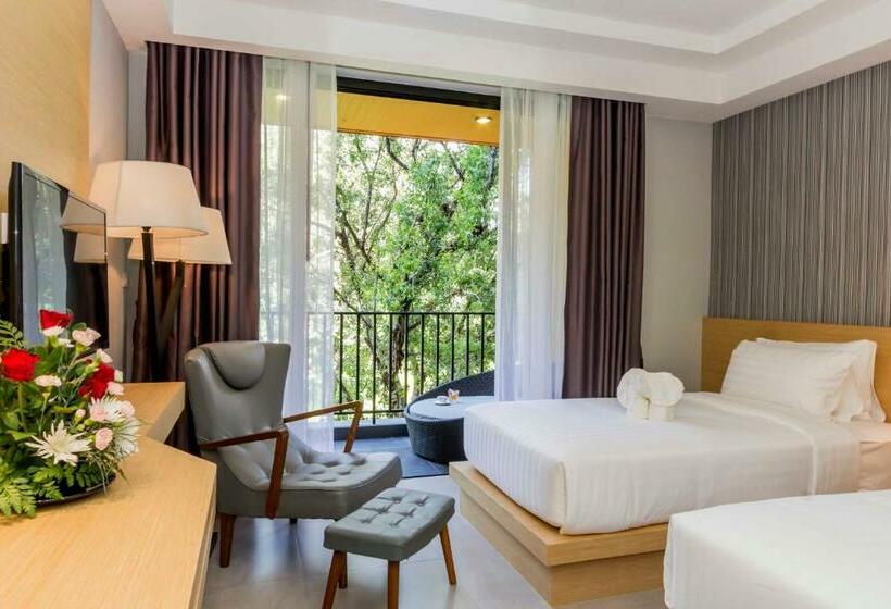 발코니 디럭스 룸, Apple A Day Resort Krabi, Ao Nang Beach   Sha Extra Plus