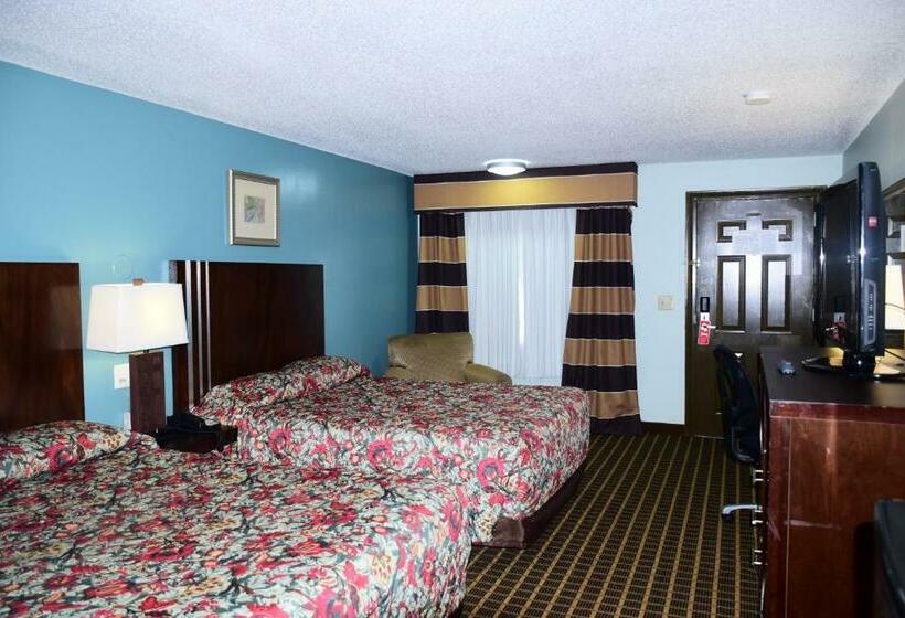 스탠다드 룸 더블 침대 2개, Flamingo Motel