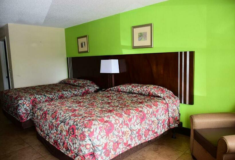 חדר סטנדרט שתי מיטות זוגיות, Flamingo Motel