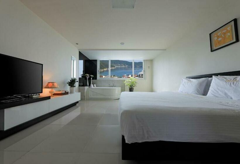 اتاق لوکس با چشم‌انداز دریا, Doya Hotel Geoje