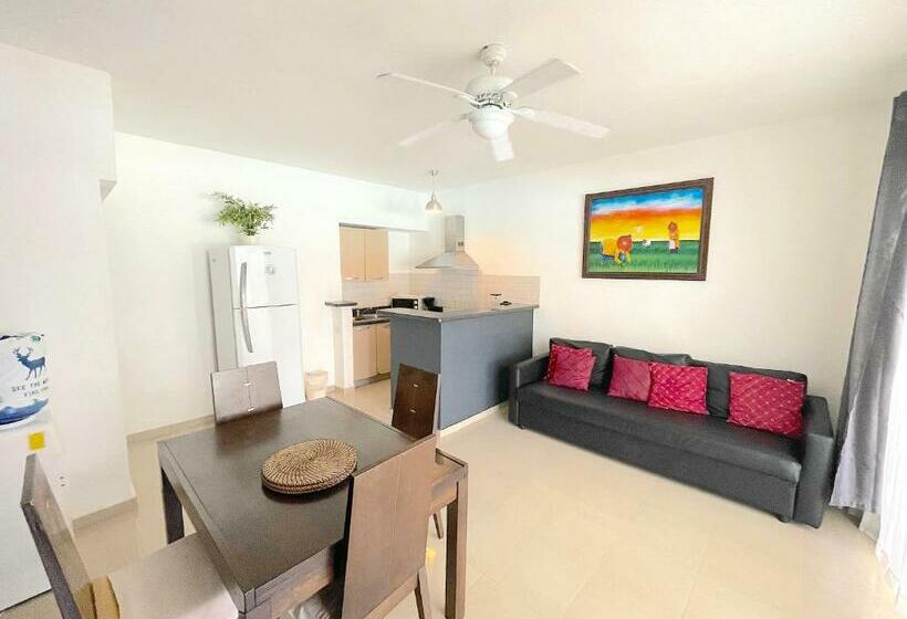آپارتمان 1 خوابه با چشم‌انداز استخر, Caribbean Galaxy Paradise Hotel Wifi Los Corales Bavaro Beach Club & Spa
