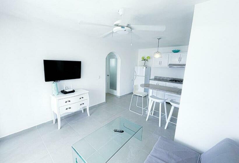آپارتمان 1 خوابه با چشم‌انداز دریا, Caribbean Galaxy Paradise Hotel Wifi Los Corales Bavaro Beach Club & Spa