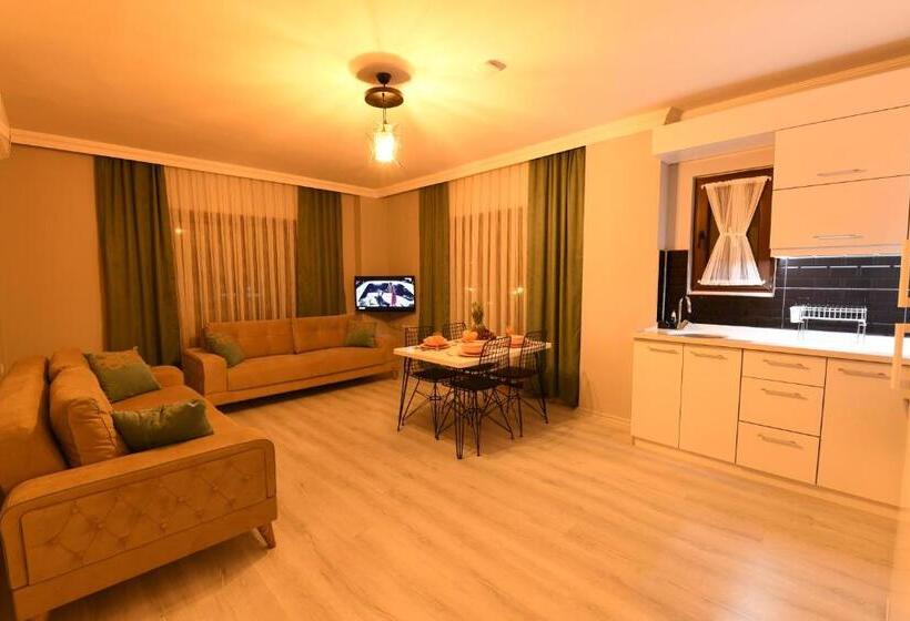 آپارتمان دوبلکس 1 خوابه, Bahçe Apart