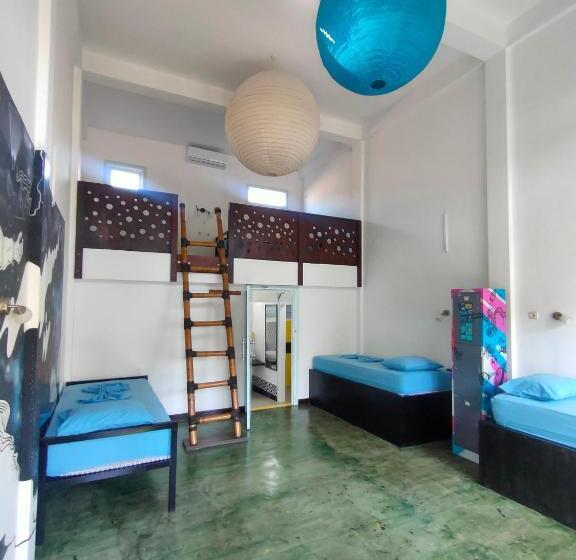 Cama em Quarto Compartilhado, Gili Beach Bum Hostel
