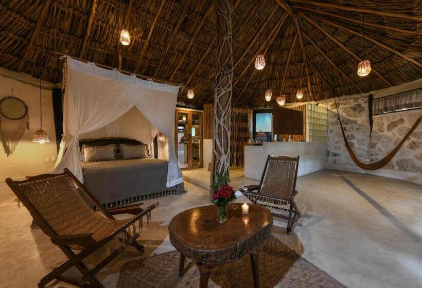キングサイズベッドのスイートルーム, Diamante K   Inside Tulum National Park