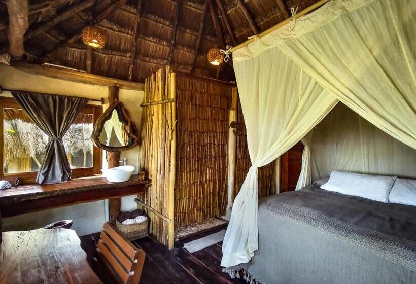 オーシャンビューのスタンダードバンガロー, Diamante K   Inside Tulum National Park