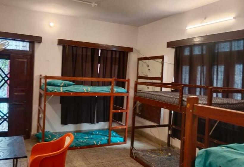 تختخواب در اتاق مشترک, Travel Hostel In Heart Of Kanpur