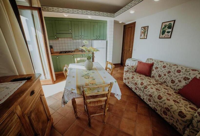 Апартаменты 1 Спальня с Террасой, Residenza Golfo Degli Ulivi