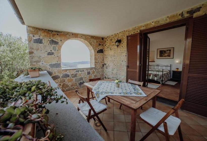 Апартаменты 1 Спальня с Террасой, Residenza Golfo Degli Ulivi