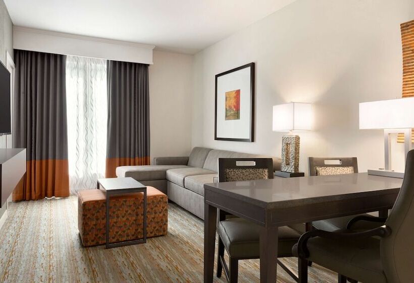 발코니가 있는 스위트, Embassy Suites By Hilton Greenville Downtown Riverplace
