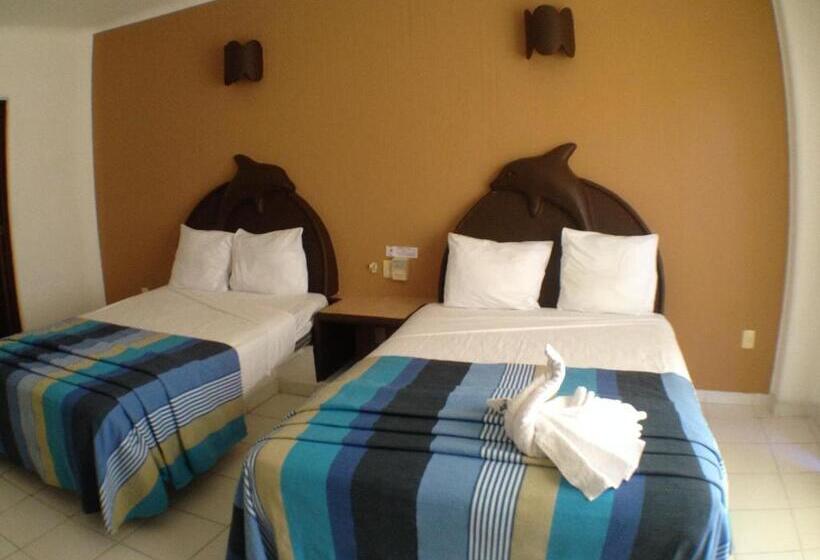 חדר סטנדרט שתי מיטות זוגיות, Bahia Huatulco