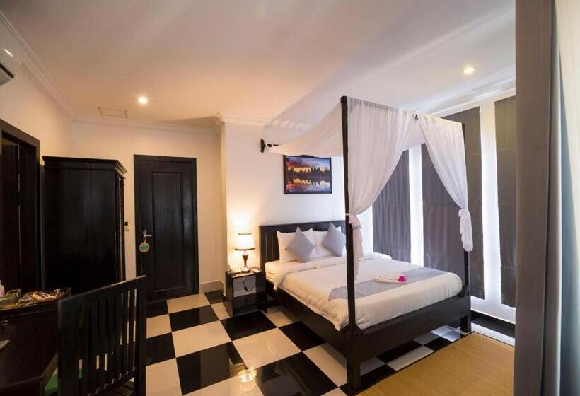 اتاق لوکس با چشم‌انداز استخر, Rithy Rine Angkor Residence