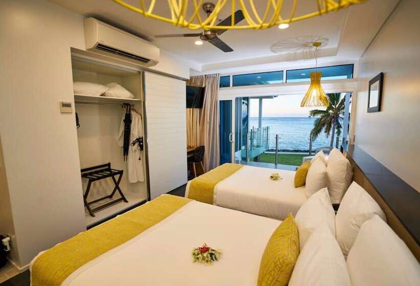 اتاق لوکس با چشم‌انداز دریا, Taumeasina Island Resort