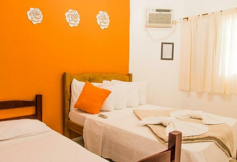 Quarto Triplo Estandar, Pousada Recanto