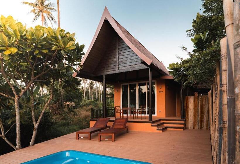 Вилла с 1 спальней и бассейном, Koh Kood Paradise Beach