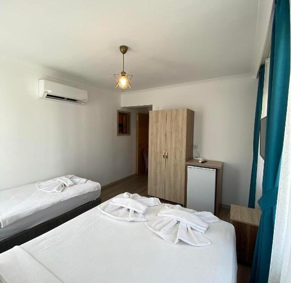 اتاق استاندارد سه تخته با بالکن, Gülhan City Otel