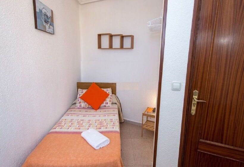 اتاق استاندارد یک تخته با سرویس بهداشتی مشترک, Pension Salamanca