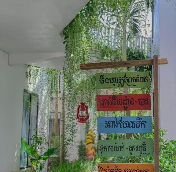 غرفة عائلية, Kampot River Bungalows