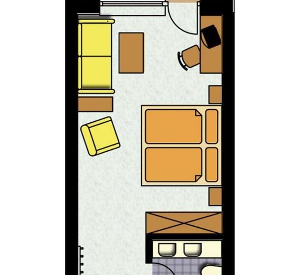 Номер Basic с Балконом, Inntaler Hof