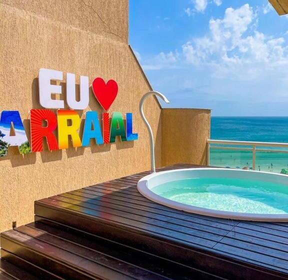 Апартаменты Deluxe 1 Спальня, Cobertura Com Piscina Andrei Noriller Vista Mar